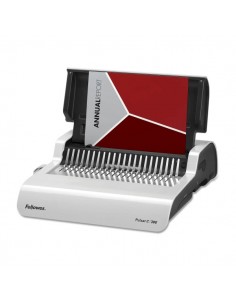 Fellowes Pulsar E 300 Encuadernadora Electrica - Perfora hasta 20 Hojas - Encuaderna hasta 300 Hojas A4 - Carga Vertical -