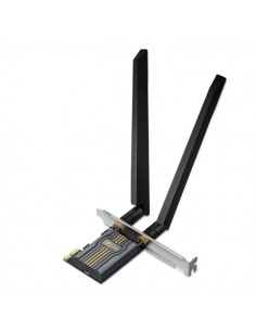 TP-Link Archer TBE400E Adaptador de Red PCI - Bluetooth - Velocidad 6.5Gbps - WiFi 7 Tribanda - 2 Antenas Multidireccionales