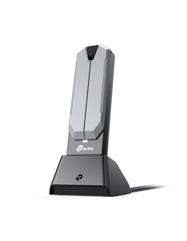 TP-Link Archer TBE400UH Adaptador USB a WiFi 7 con Base - Tribanda - Velocidad 6.5Gbps - Tecnologia MLO - Cable 1.2m -