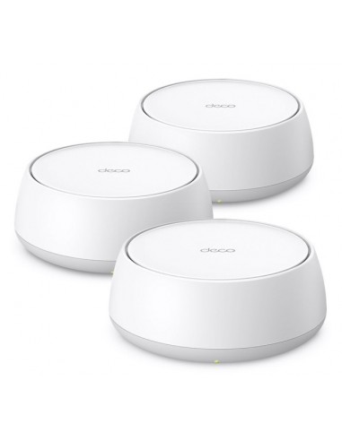 TP-Link Deco BE22 Pack de 3 Sistemas WiFi Mesh - Doble Banda - Velocidad hasta 3.6Gbps - WiFi 7 - Ethernet 1Gbps - Color