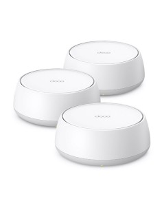 TP-Link Deco BE25 Pack de 3 Sistemas WiFi Mesh - Doble Banda - Velocidad hasta 3.6Gbps - WiFi 7 - Ethernet 2.5Gbps - VPN -
