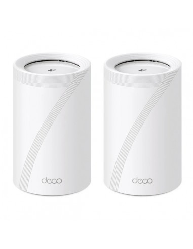 TP-Link Deco BE65 Pack de 2 Sistemas WiFi Mesh - Tribanda - Velocidad hasta 9.3Gbps - WiFi 7 - Ethernet 2.5Gbps - VPN - Color