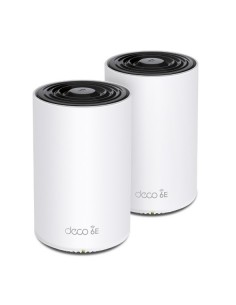 TP-Link Deco XE75 Pack de 2 Sistemas WiFi Mesh - Tribanda - Velocidad hasta 5.4Gbps - WiFi 6E - Ethernet 1Gbps - Cobertura