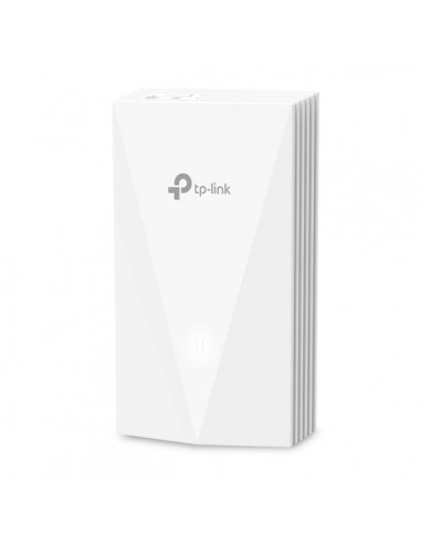 TP-Link Omada EAP655-Wall Punto de Acceso de Doble Banda - Velocidad 3Gbps - Cobertura hasta 50m2 - Soporta hasta 100