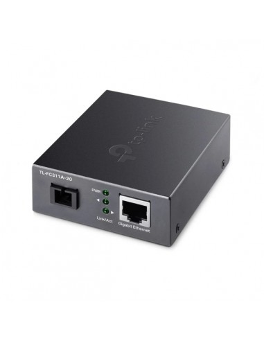 TP-Link Omada FC311A-20 Convertidor de Fibra a RJ45 - Fibra hasta 20km - Velocidad hasta 1Gbps - Auto Negociacion -