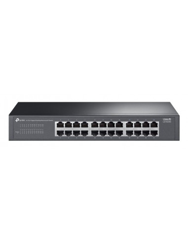 TP-Link LS1024G Switch 24 Puertos RJ45 1Gbps - No Administrado - Plug and Play - Soporta QOS - Silencioso - Conmutacion hasta