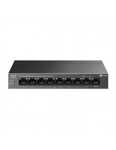 TP-Link LS109P LiteWave Switch con 9 Puertos RJ45 100Mbps - No Administrado - 8xPoE-- Plug and Play - Recuperacion
