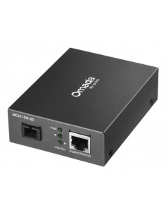 TP-Link Omada MC211CS-20 Convertidor de Fibra a RJ45 - Fibra hasta 20km - Velocidad hasta 1Gbps - Ethernet - Tecnologia WDM -