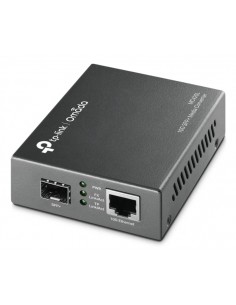 TP-Link Omada MC420L Convertidor de Fibra a RJ45 - Velocidad hasta 10Gbps - Auto Negociacion - Color Gris Oscuro