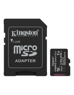 Kingston Tarjeta Micro SDXC 1TB Clase 10 150MB s Canvas Select Plus-Adaptador SD