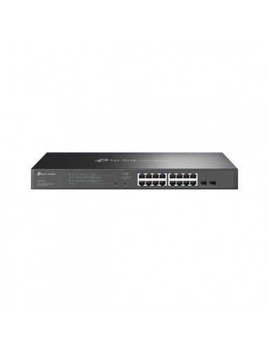 TP-Link Omada SG2218P Switch 18 Puertos - Control de Trafico - 16xRJ45 PoE-1Gbps - 2xSFP 1Gbps - Conmutacion 36Gbps -