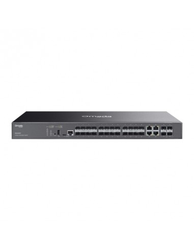 TP-Link Omada SG5428XF Switch 28 Puertos - Gestionable - 20xSFP - 4xRJ45 SFP Combo - 4xSFP-10Gbps - Conmutacion hasta