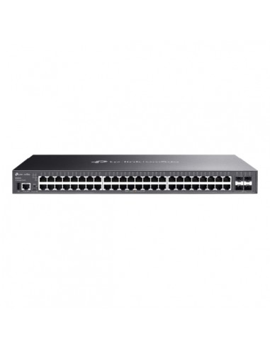 TP-Link Omada SG5452X Switch 52 Puertos - Gestionable - 48xRJ45 1Gbps - 4xSFP-10Gbps - Conmutacion hasta 176Gbps - Color