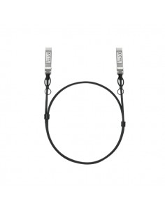TP-Link Omada SM6220-1M Cable de Conexion Directa de 1m - Velocidad hasta 25Gbps - 30AWG - Conector SFP28 - Cobre Plateado -