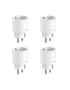 TP-Link Tapo P115 Pack de 4 Enchufes Inteligentes - WiFi - Temporizador - Monitorizacion de Energia y Gasto - Modo Ausente -
