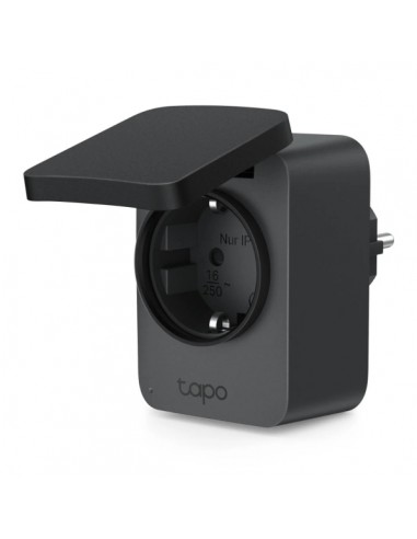 TP-Link Tapo P410M Enchufe Inteligente para Exterior - WiFi - IP54 - Monitoreo de Sistemas de Produccion Solar - Proteccion