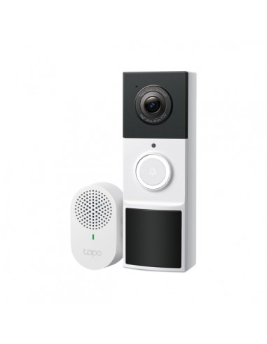 TP-Link Tapo TD21 Videoportero - Resolucion 2K 3Mpx - Bateria 6400mAh - Angulo de Vision 160Â-- IP65 - Recargable - WiFi -