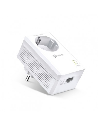 TP-Link TL-PA7017P Adaptador Powerline - Velocidad hasta 1Gbps - Cobertura hasta 300m - Toma de Corriente Integrada -