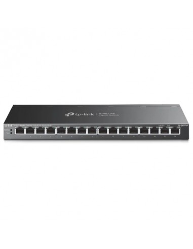TP-Link TL-SG116P Switch 16 Puertos - No Administrado - RJ45 PoE 1Gbps - Conmutacion hasta 32Gbps - Recuperacion Automatica -