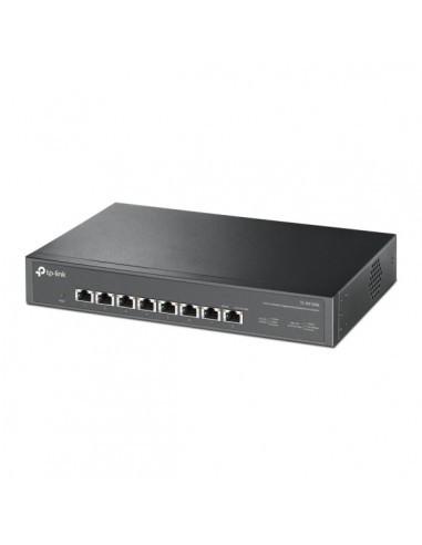 TP-Link TL-SX1008 Switch 8 Puertos RJ45 10Gbps - No Administrado - Soporta QOS - Conmutacion hasta 160Gbps - Color Negro