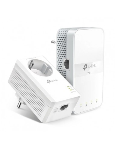 TP-Link TL-WPA7617 KIT Pack de 2 Adaptadores Powerline - Velocidad hasta 1Gbps - Cobertura hasta 300m - Toma de Corriente