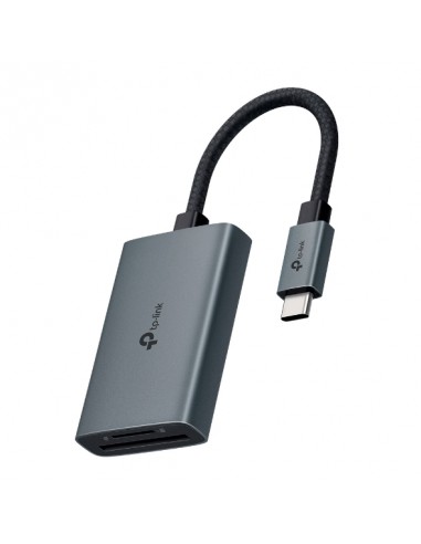 TP-Link UA440C Lector de Tarjetas SD y MicroSD - Velocidad hasta 5Gbps - Cable USB-C de 15cm - Capacidad Maxima 2TB - Plug