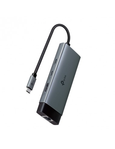 TP-Link UH6120C Hub 6 en 1 - Power Delivery 100W - HDMI 4K - Ethernet RJ45 1Gbps - 2xUSB-C - 2xUSB-A - Cable USB-C de 18cm -