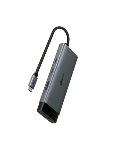 TP-Link UH7020C Hub 7 en 1 - Power Delivery 100W - HDMI 4K - 2xUSB-C - 2xUSB-A - SD - MicroSD - Cable USB-C de 18cm -