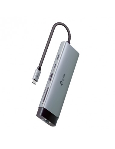 TP-Link UH9120C Hub 9 en 1 - Power Delivery 100W - HDMI 4K - Ethernet RJ45 1Gbps - 2xUSB-C - 3xUSB-A - SD - MicroSD - Cable