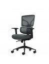 Oqonos Cherg 013 Silla de Oficina Ergonomica con Respaldo y Asiento de Malla Elastica-Reposabrazos 4D-Asiento Deslizable