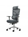Oqonos Cherg 014 Silla de Oficina Ergonomica con Reposacabezas Cervical Ajustable-Respaldo y Asiento de Malla Elastica