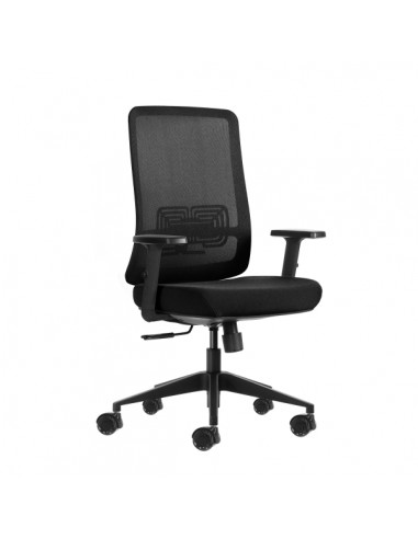 Oqonos Cherg 017 Silla de Oficina Ergonomica con Tejido Impermeable-Mecanismo Autobalanceado-Soporte Lumbar Ajustable