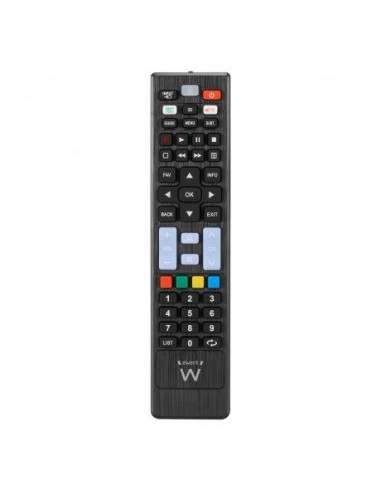 Ewent EW1577 Mando Universal para Lg-Samsung-Sony-Hisense y TCL - Preconfigurado - Botones NetTV y Smart Video - Color