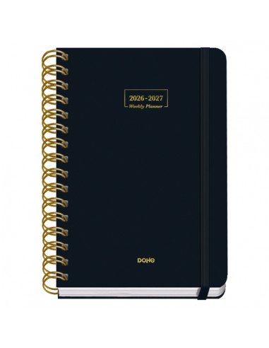 Dohe Premium Agenda Escolar 26 27 - Formato A5 - Dia Pagina - Papel Offset Ahuesado 80g - Cubierta de Carton Plastificado -