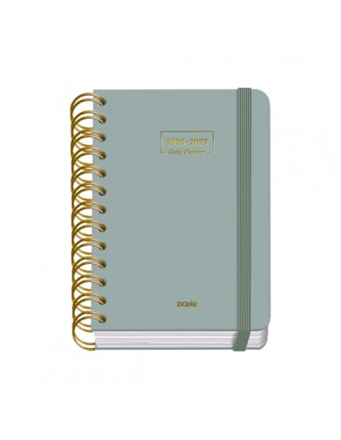 Dohe Premium Agenda Escolar 26 27 - Formato A6 - Dia Pagina - Papel Offset Ahuesado 80g - Cubierta de Carton Plastificado -