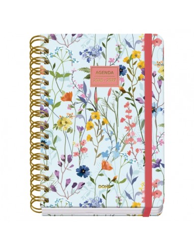 Dohe Premium Eden Agenda Escolar 26 27 - Formato A5 - Dia Pagina - Papel Offset Ahuesado 80g - Cubierta de Carton