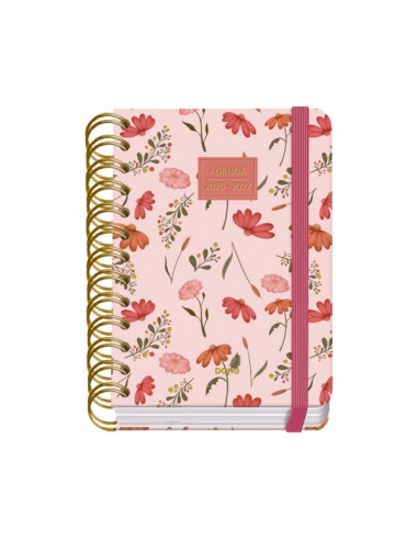 Dohe Premium Belle Agenda Escolar 26 27 - Formato A6 - Dia Pagina - Papel Offset Ahuesado 80g - Cubierta de Carton