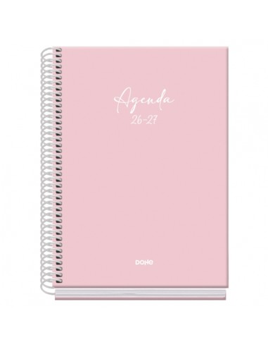 Dohe Basic Serenity Agenda Escolar 26 27 - Formato A5 - Dia Pagina - Papel Offset Ahuesado 70g - Cubierta de Carton