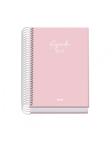 Dohe Basic Serenity Agenda Escolar 26 27 - Formato A6 - Dia Pagina - Papel Offset Ahuesado 70g - Cubierta de Carton