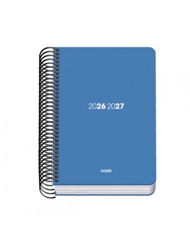 Dohe Basic Element Agenda Escolar 26 27 - Formato A6 - Dia Pagina - Papel Offset Ahuesado 70g - Cubierta de Carton