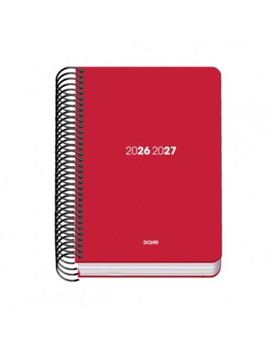 Dohe Basic Element Agenda Escolar 26 27 - Formato A6 - Dia Pagina - Papel Offset Ahuesado 70g - Cubierta de Carton