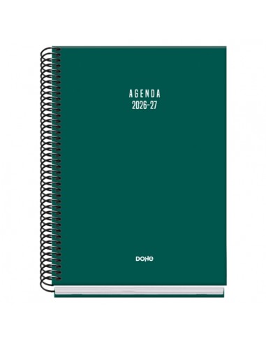 Dohe Basic Colour Vibes Agenda Escolar 26 27 - Formato A5 - Dia Pagina - Papel Offset Ahuesado 70g - Cubierta de Carton