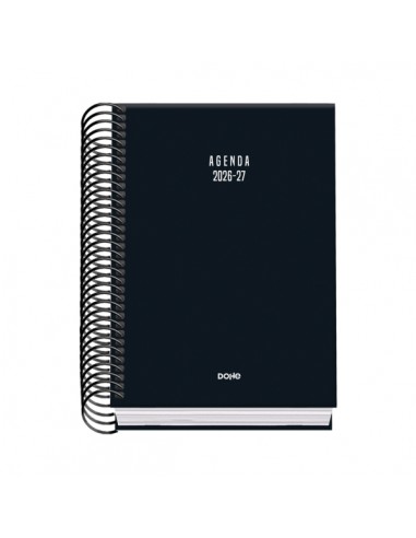 Dohe Basic Colour Vibes Agenda Escolar 26 27 - Formato A6 - Dia Pagina - Papel Offset Ahuesado 70g - Cubierta de Carton