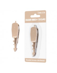 Dohe Colour Vibes Recambio de Cinta Correctora - 5mm x 6m - Retractil - Color Beige