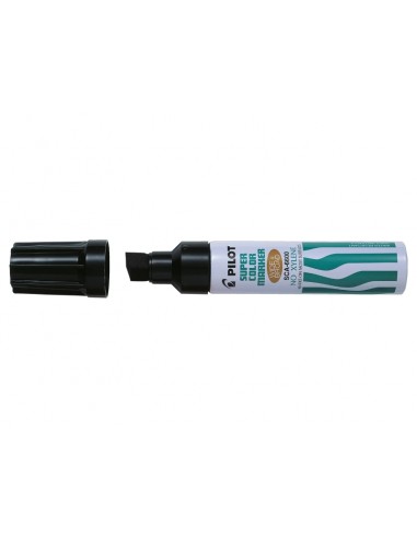 Pilot Super Color 6600 Rotulador Permanente Multisuperficie Extragrueso - Punta Biselada Extragruesa de Fibra - Tinta Base
