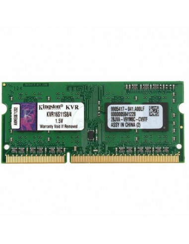 Kingston ValueRAM Memoria RAM SO-DIMM DDR3 1600 PC3-12800 4GB CL11
