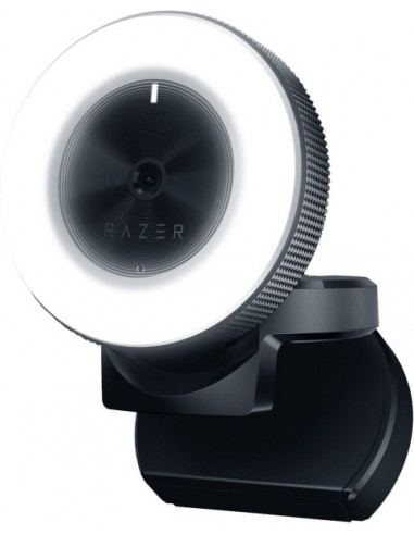 Razer Kiyo Webcam - Full HD - Enfoque Automatico - Iluminacion - Color Negro