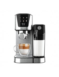 Cecotec Power Espresso 20 Cream Cafetera Semiautomatica - 1350W - 20bar - Tanque de Leche 0.7L - Deposito de 1L - Calienta