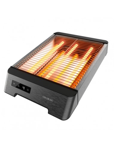 Cecotec NiceSlice Touch Tostadora Horizontal - 1000W - 3 Resistencias de Cuarzo - Pantalla Tactil - 6 Niveles de Tostado -