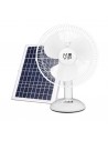 Muvip Ventilador de Sobremesa Solar - 15W - 3 Velocidades - Bateria de 8800MAH - Color Blanco